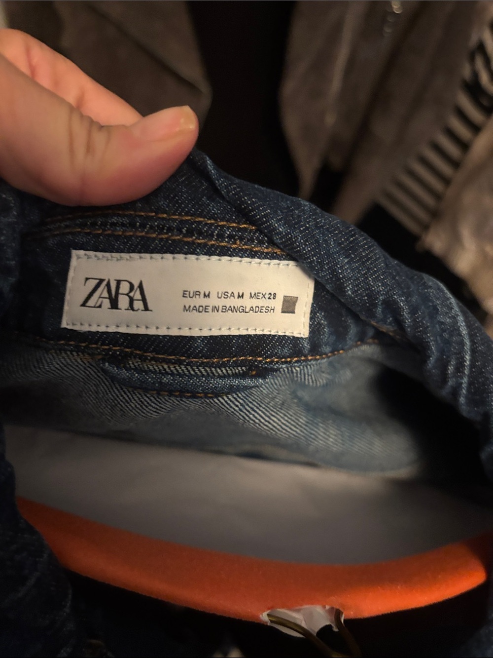 Zara Dark Blue Denim Jumpsuit